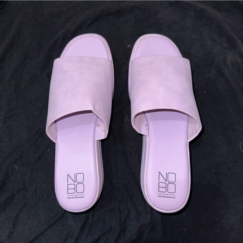💜NO BOUNDAIRES (NO BO) PLATFORM SANDALS